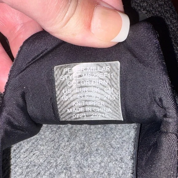 Peter Millar Black and Red Men's Hyperlight Apollo Sneakers size 10.5 - Picture 6 of 11